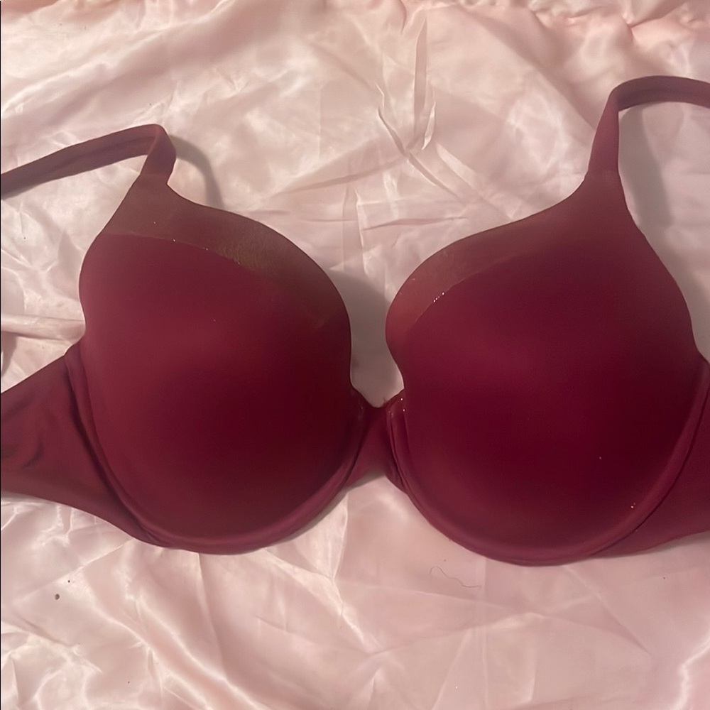 Victorias secret burgundy red bra